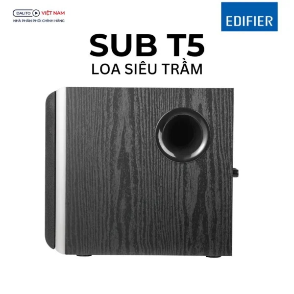 Loa máy tính subwoofer EDIFIER T5, màu đen - Hình ảnh 3