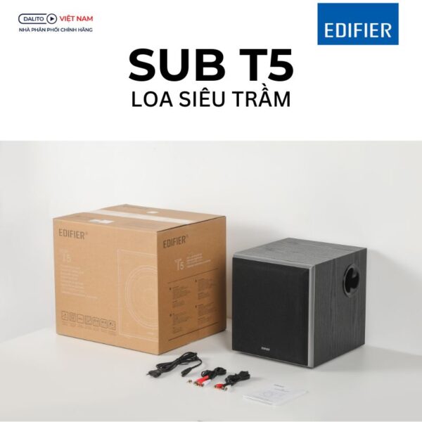 Loa máy tính subwoofer EDIFIER T5, màu đen