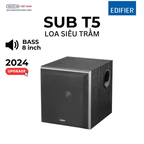 Loa máy tính subwoofer EDIFIER T5, màu đen - Hình ảnh 6